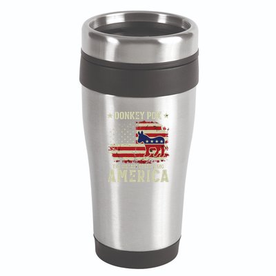 Funny Biden Donkey Pox The Disease Destroying America Back 16oz Travel Tumbler