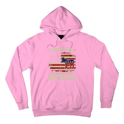 Funny Biden Donkey Pox The Disease Destroying America Back Hoodie