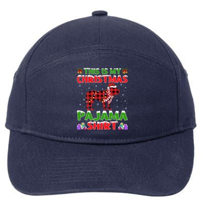 French Bulldog Dog Xmas Gift French Bulldog Christmas Funny Gift 7-Panel Snapback Hat