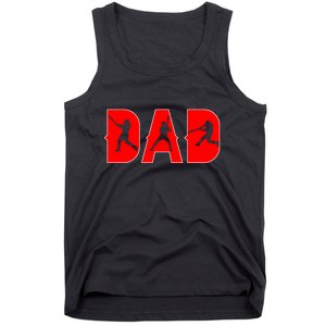 Funny Baseball Dad For Family Matching Father's Day Tank Top