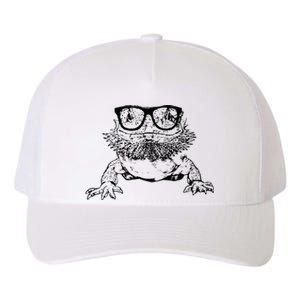 Funny Bearded Dragon Cute Reptile Lizard Nerdy Glass Animal Yupoong Adult 5-Panel Trucker Hat