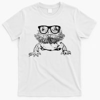 Funny Bearded Dragon Cute Reptile Lizard Nerdy Glass Animal T-Shirt