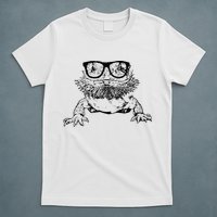 Funny Bearded Dragon Cute Reptile Lizard Nerdy Glass Animal T-Shirt