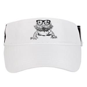 Funny Bearded Dragon Cute Reptile Lizard Nerdy Glass Animal Adult Drive Performance Visor