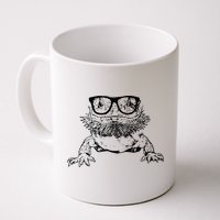 Funny Bearded Dragon Cute Reptile Lizard Nerdy Glass Animal Mug