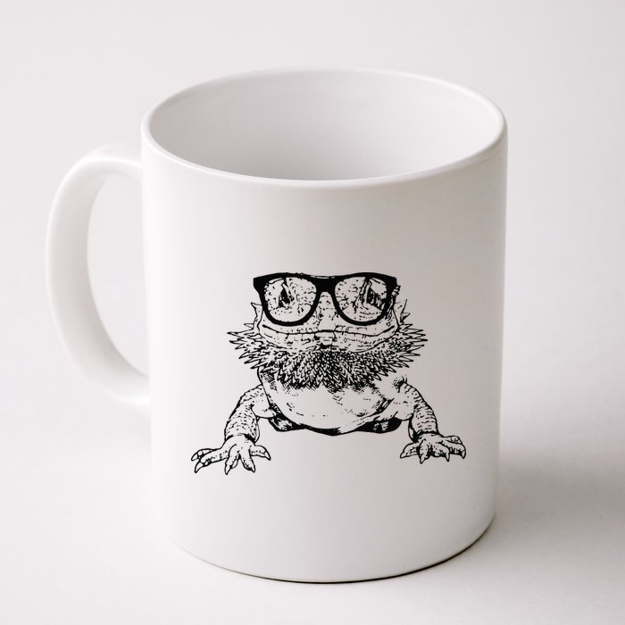 Funny Bearded Dragon Cute Reptile Lizard Nerdy Glass Animal Mug