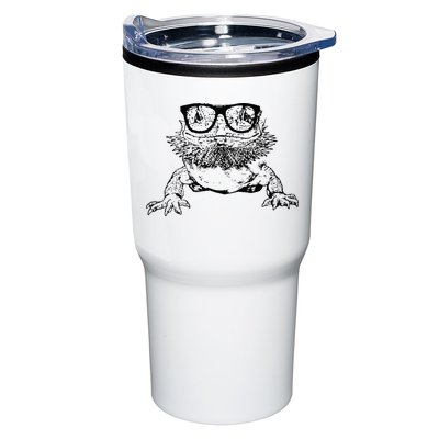 Funny Bearded Dragon Cute Reptile Lizard Nerdy Glass Animal Tumbler