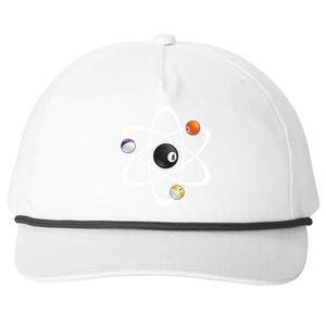 Funny Billiard Designs Science Lover Atom Ball Great Gift Snapback Five-Panel Rope Hat