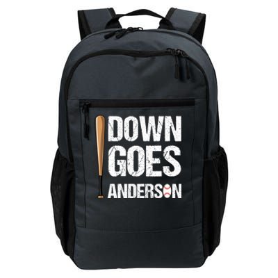 FUNNY BASEBALL DOWN GOES ANDERSON Daily Commute Backpack