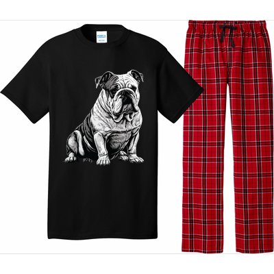 Funny Bulldog Dog Pajama Set