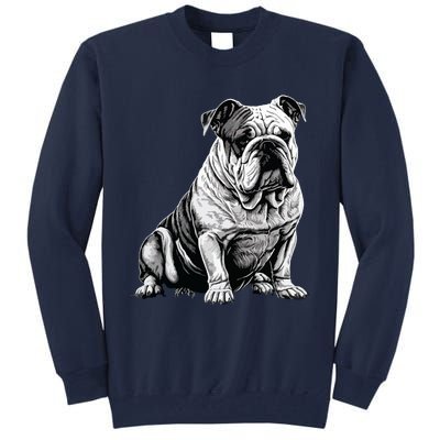 Funny Bulldog Dog Tall Sweatshirt