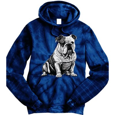 Funny Bulldog Dog Tie Dye Hoodie