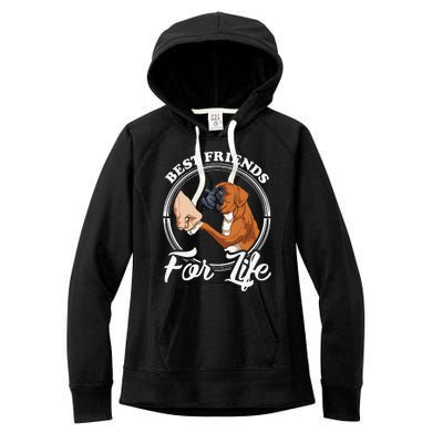 Funny Boxer Dog Boxer Dog Lover Women's Fleece Hoodie