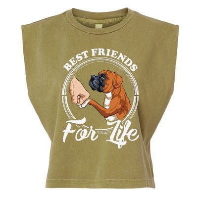 Funny Boxer Dog Boxer Dog Lover Garment-Dyed Women's Muscle Tee