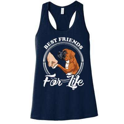 Funny Boxer Dog Boxer Dog Lover Women's Racerback Tank