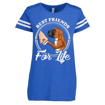 Funny Boxer Dog Boxer Dog Lover Enza Ladies Jersey Football T-Shirt