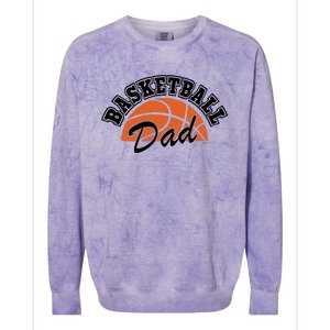 Funny Basketball Dad Gift For Basketball Player Colorblast Crewneck Sweatshirt