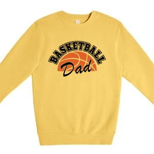 Funny Basketball Dad Gift For Basketball Player Premium Crewneck Sweatshirt