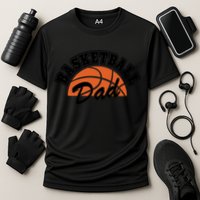 Funny Basketball Dad Gift For Basketball Player Cooling Performance Crew T-Shirt