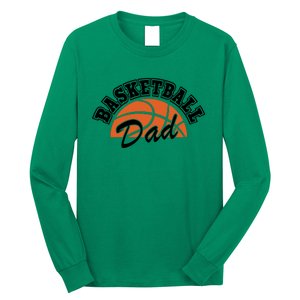 Funny Basketball Dad Gift For Basketball Player Long Sleeve Shirt