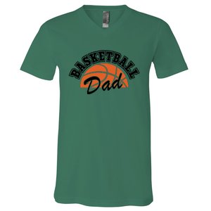 Funny Basketball Dad Gift For Basketball Player V-Neck T-Shirt