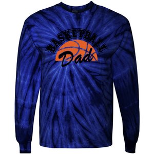 Funny Basketball Dad Gift For Basketball Player Tie-Dye Long Sleeve Shirt