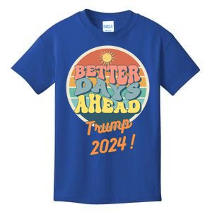 Funny Better Days Ahead Potus 2024 Election Trump Biden Great Gift Kids T-Shirt