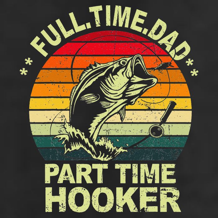 Funny Bass Dad Fishing Full Time Dad Part Time Hooker Tumbler