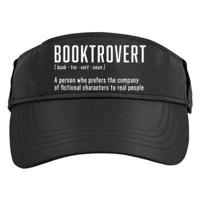 Funny Booktrovert Definition Book Lovers Librarian Bookish Adult Drive Performance Visor