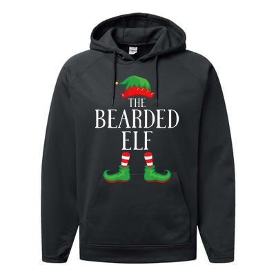 Festive Bearded Elf Group Christmas Costume Performance Fleece Hoodie