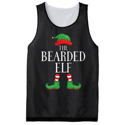 Festive Bearded Elf Group Christmas Costume Mesh Reversible Basketball Jersey Tank