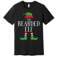 Festive Bearded Elf Group Christmas Costume Premium T-Shirt