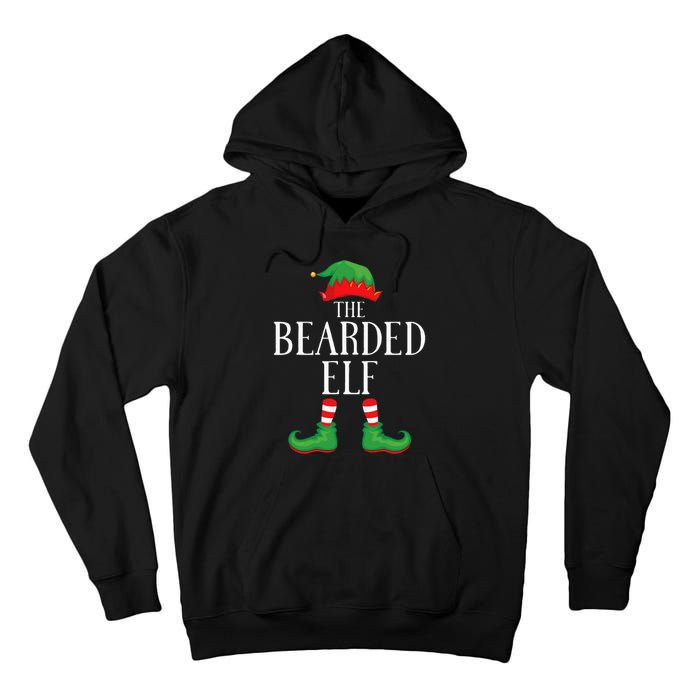 Festive Bearded Elf Group Christmas Costume Tall Hoodie