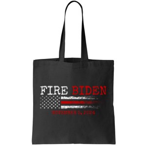 Fire Biden Elect Trump President 2024 Republican Patriot Tote Bag