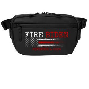 Fire Biden Elect Trump President 2024 Republican Patriot Crossbody Pack