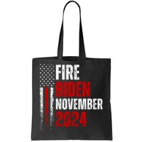 Fire Biden Elect Trump President 2024 Republican Patriot Tote Bag