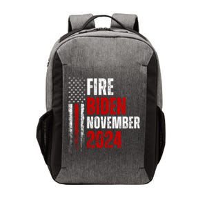 Fire Biden Elect Trump President 2024 Republican Patriot Vector Backpack