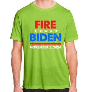 Fire Biden Elect Trump President 2024 Republican Patriot Adult ChromaSoft Performance T-Shirt