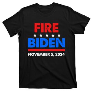 Fire Biden Elect Trump President 2024 Republican Patriot T-Shirt