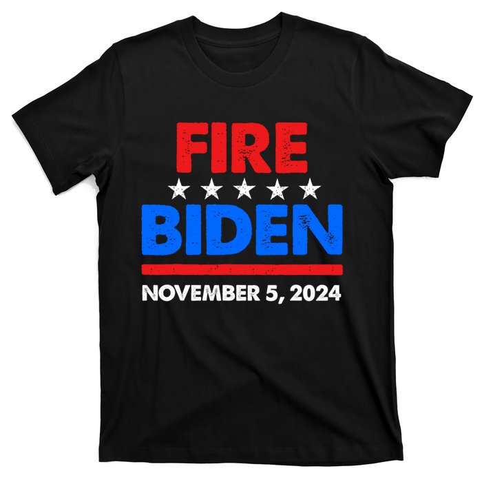 Fire Biden Elect Trump President 2024 Republican Patriot T-Shirt