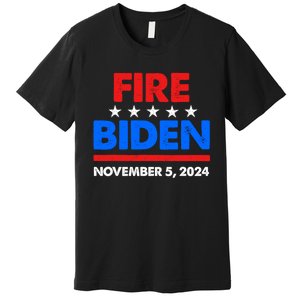 Fire Biden Elect Trump President 2024 Republican Patriot Premium T-Shirt