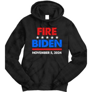 Fire Biden Elect Trump President 2024 Republican Patriot Tie Dye Hoodie