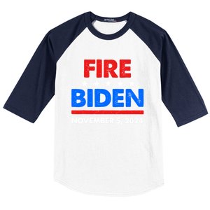 Fire Biden Elect Trump President 2024 Republican Patriot Baseball Sleeve Shirt