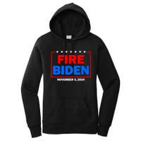 Fire Biden Elect Trump President 2024 Republican Patriot Women's Pullover Hoodie