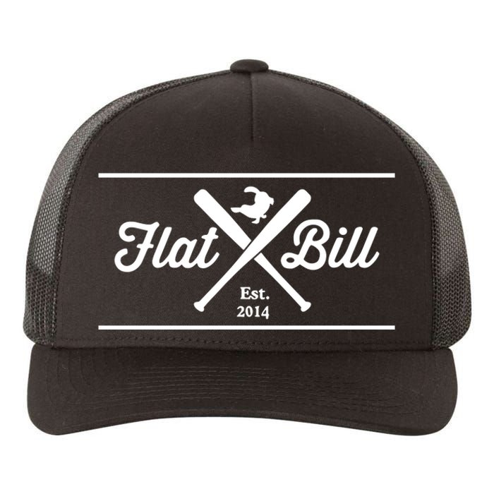 Flat Bill Est 2014 Limited Yupoong Adult 5-Panel Trucker Hat