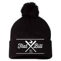 Flat Bill Est 2014 Limited Pom Pom 12in Knit Beanie