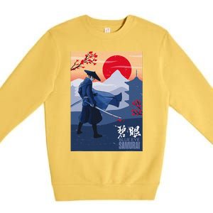 Funny Blue Eye Samurai Mizu Premium Crewneck Sweatshirt