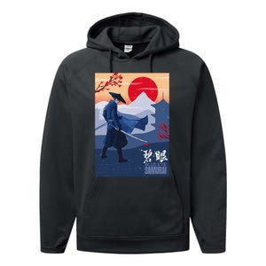 Funny Blue Eye Samurai Mizu Performance Fleece Hoodie