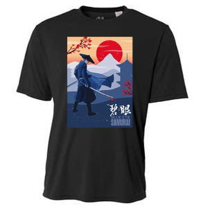 Funny Blue Eye Samurai Mizu Cooling Performance Crew T-Shirt