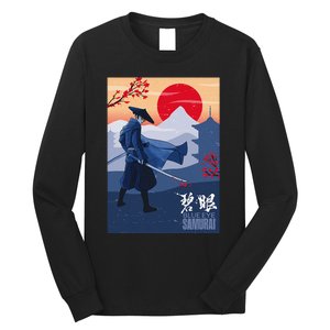 Funny Blue Eye Samurai Mizu Long Sleeve Shirt